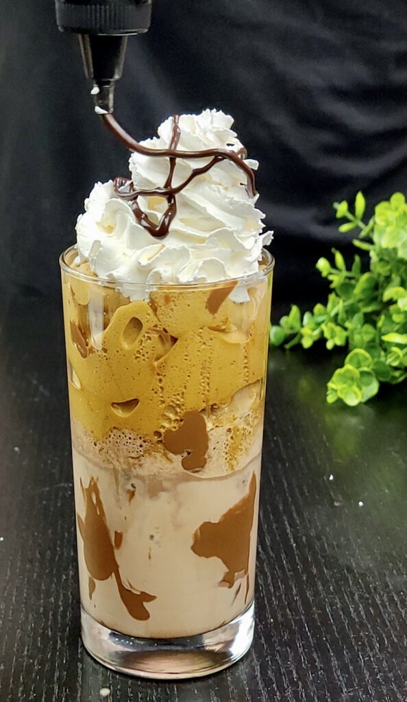 Iced Cappuccino with Chocolate Hazelnut Spread