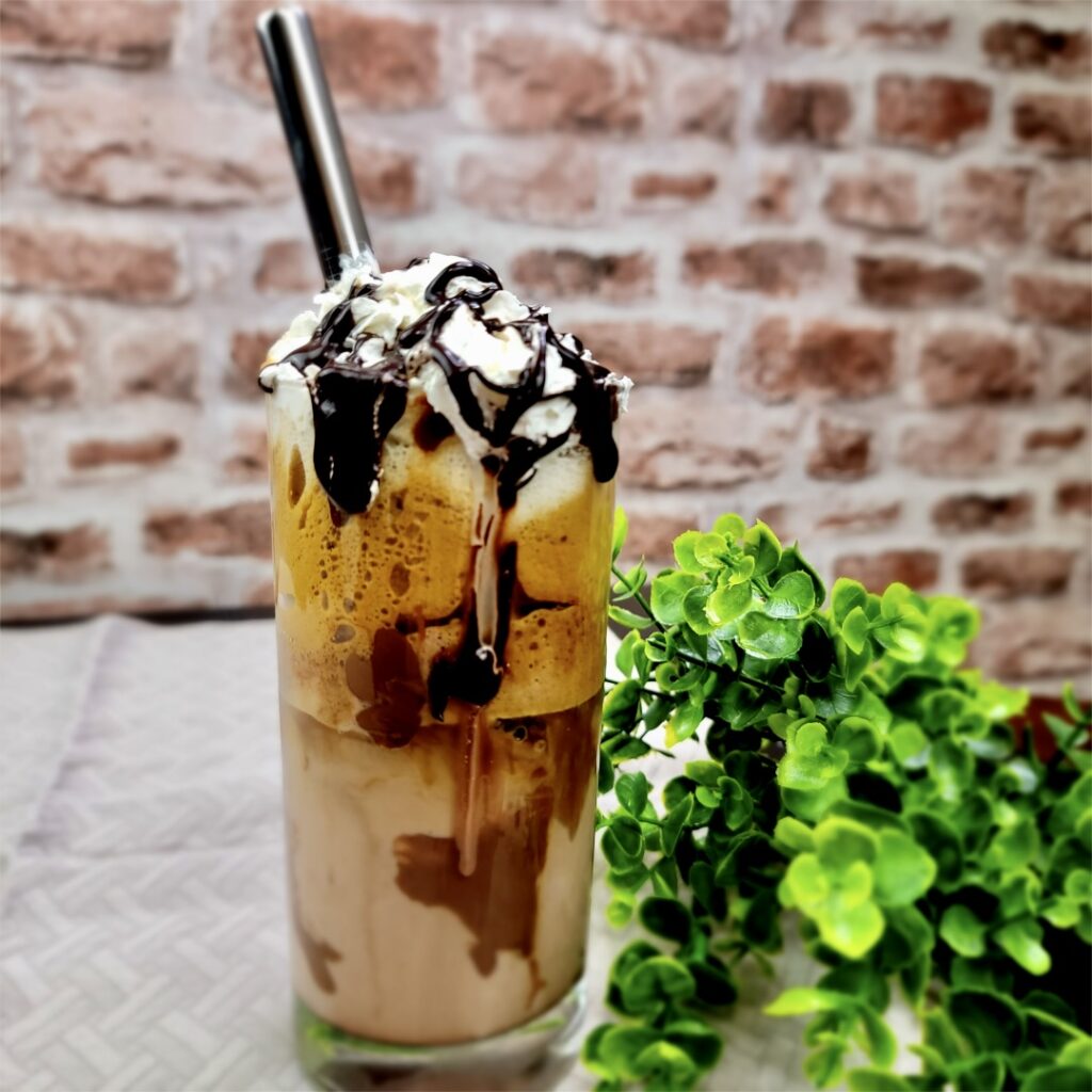 Iced Cappuccino with Chocolate Hazelnut Spread 