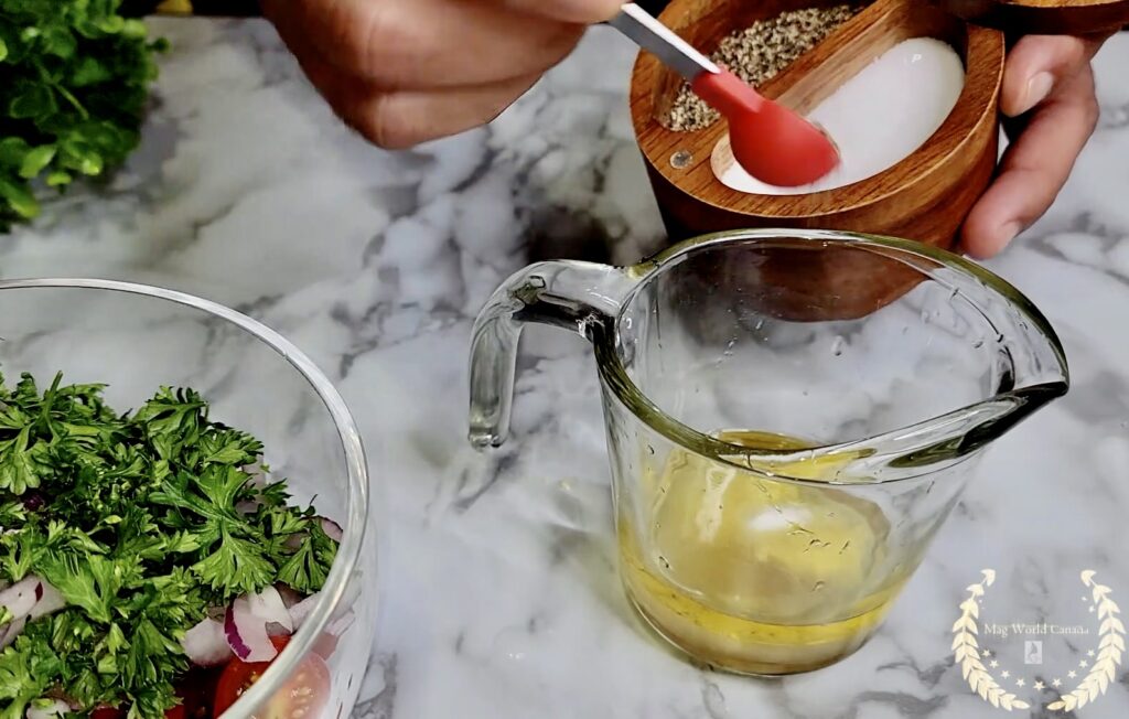 Ingredients for the Vinaigrette