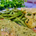 Saumon Gourmet au Beurre Citronné et son Duo de Légumes Sautés