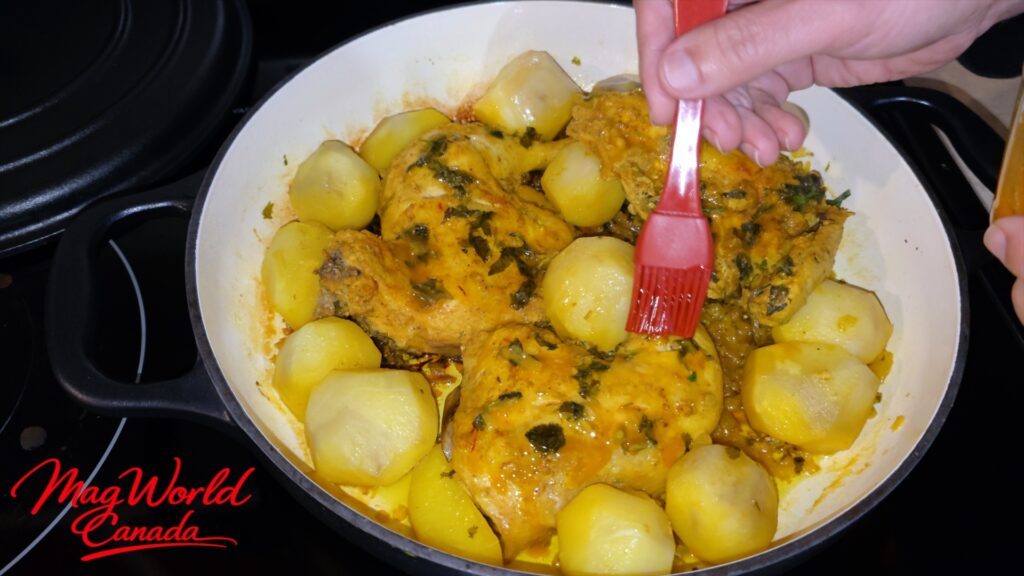 badigeonnez généreusement le poulet